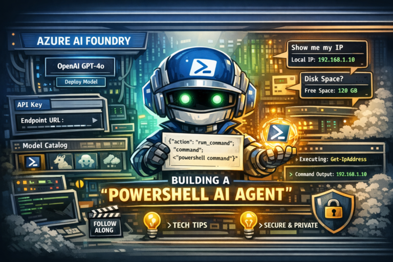 Creating your own PowerShell AI Agent - Bart Pasmans | Cloud & Automation