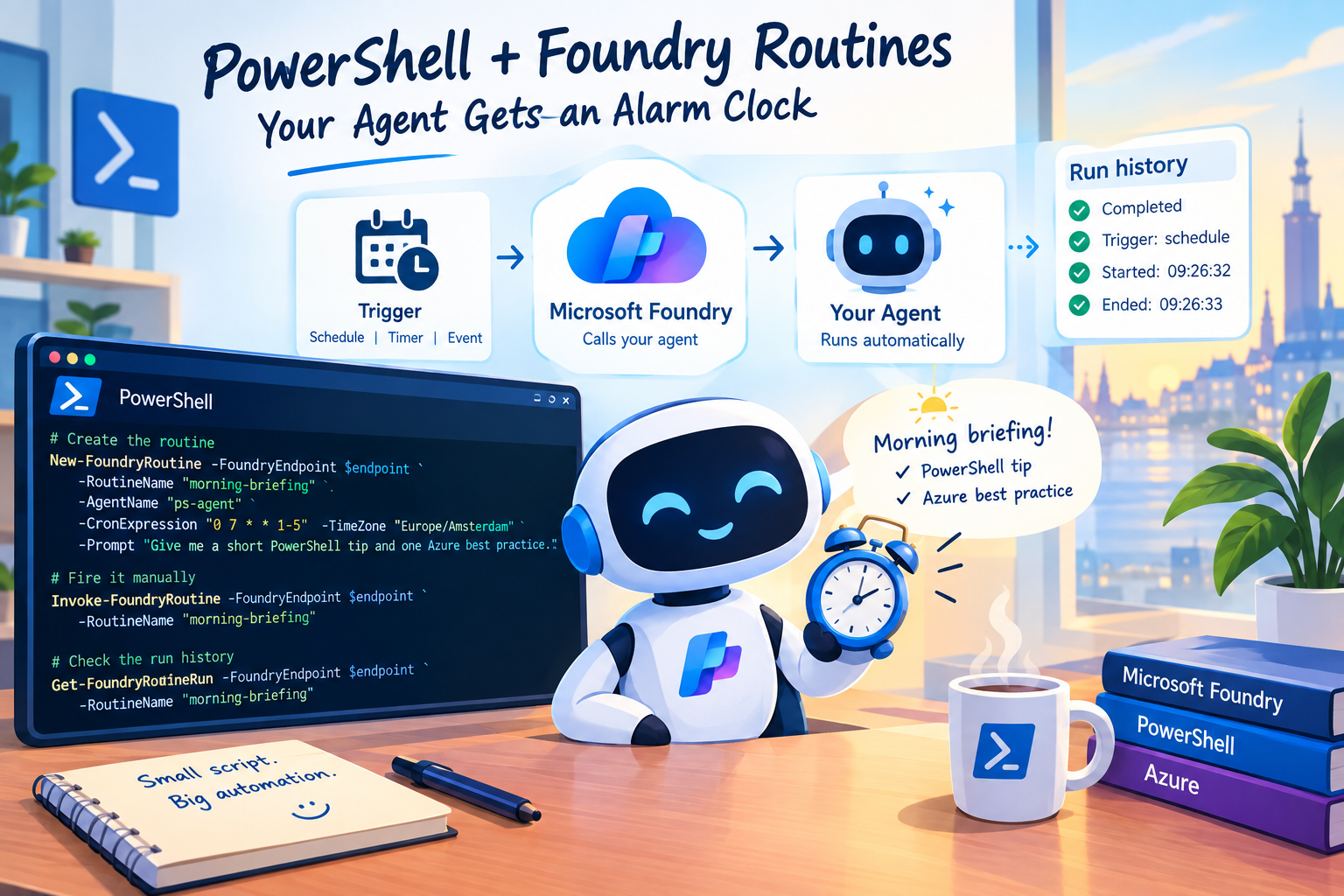 Foundry Routines: Your Agent Gets an Alarm Clock